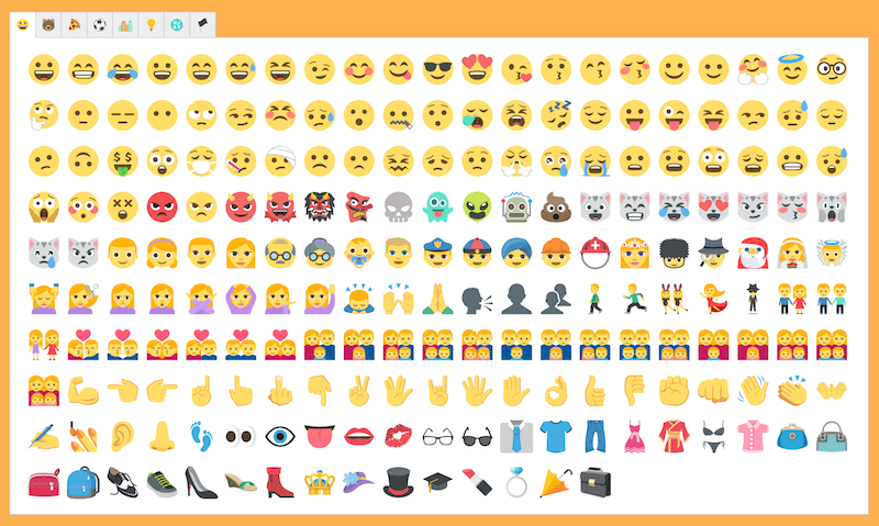 Free emoji faces fonts