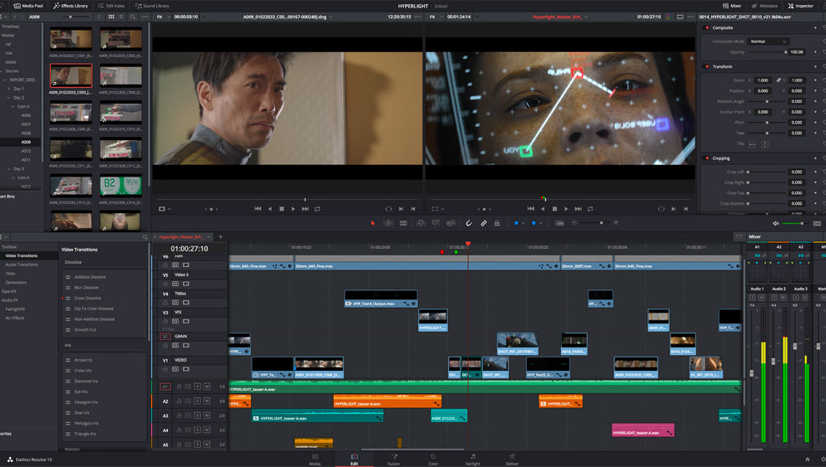 how to add a video to davinci resolve 16